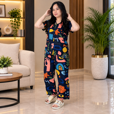 Designer Lycra Co Ord Set