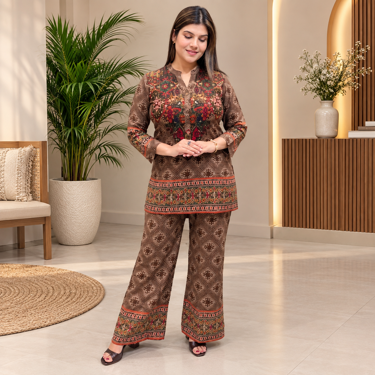 Rayon Co-Ord Set for Women