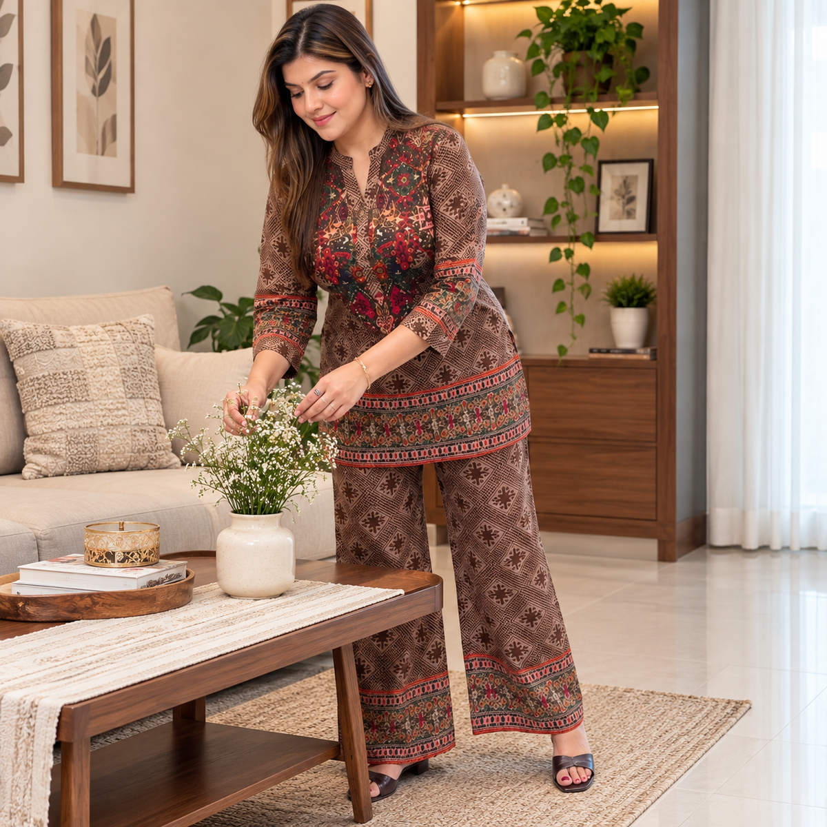 Rayon Co-Ord Set for Women