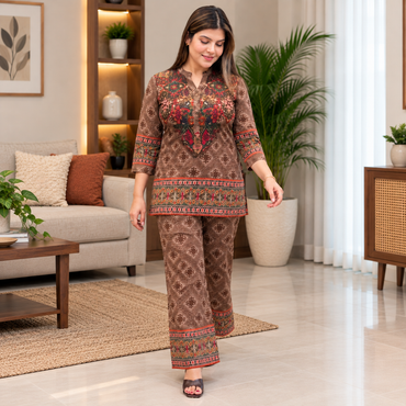 Rayon Co-Ord Set for Women