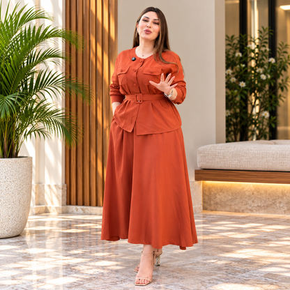 Women's Co-Ord Set with Belt