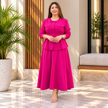 Women's Co-Ord Set with Belt