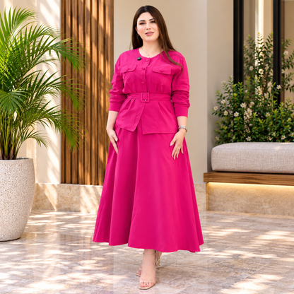Women's Co-Ord Set with Belt