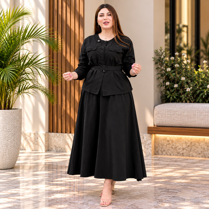 Women's Co-Ord Set with Belt